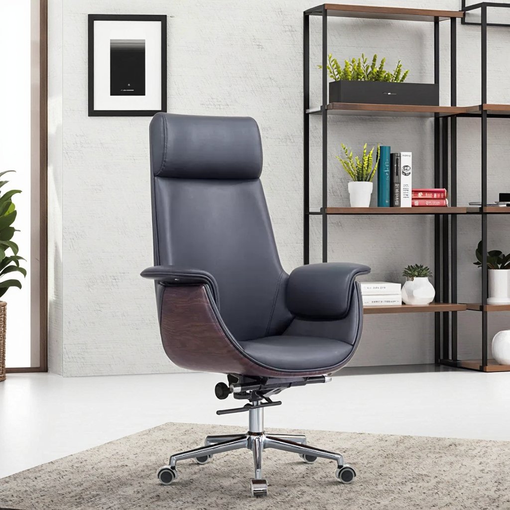 CHAIR 3 ROYAL MODERN CREST EXECUTIVE SWIVEL CHAIR - Image 1