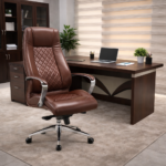 IMPERIAL QUALITY LEATHER QUILTED EXECUTIVE CHAIR