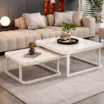 STYLISH MODERN LIVING ROOM TABLE SET DESIGN - Image 2