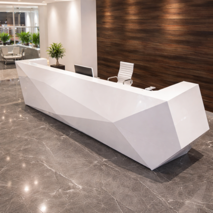 PRISM EDGE FORMSHIFT MODERN COUNTER RECEPTION DESK