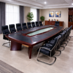 GRAND MAHOGANY EXECUTIVE BOARDROOM TABLE