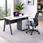 URBAN MODERN EXECUTIVE L-SHAPED OFFICE DESK - Image 6