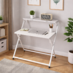 MODERN SPACE-SAVING FOLDABLE COMPUTER WORKSTATION DESK - Image 3