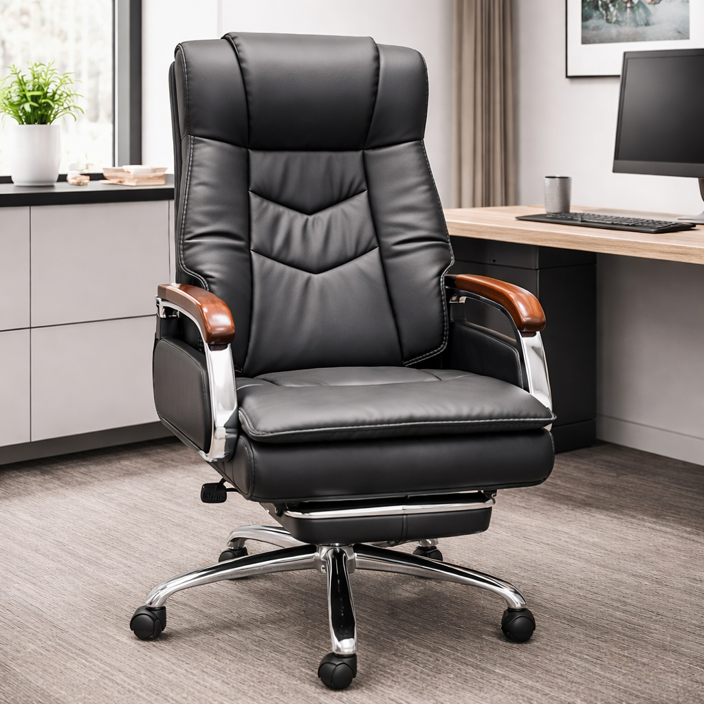 ChatGPT Image Feb 17, 2026 at 12_42_07 PM OBSIDIAN CREST SIGNATURE PADDED EXECUTIVE OFFICE CHAIR - Image 1