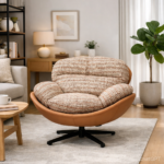 PLUSH EMBRACE LOUNGE MODERN LIVING ROOM ACCENT CHAIR