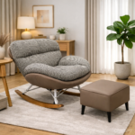PLUSH EMBRACE LOUNGE MODERN LIVING ROOM ACCENT CHAIR - Image 4