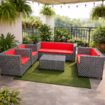 HAVEN SUNSET HANDWOVEN RATTAN ELEGANT OUTDOOR SET - Image 2