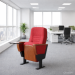 MODERN FRAME CRIMSON EXECUTIVE LUXURY LOUNGE CHAIR