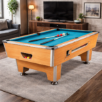 CLASSIC OAK FINISH POOL TABLE