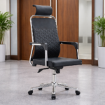 EXECUTIVE QUILTED HIGH-BACK CONFERENCE CHAIR WITH HEADREST