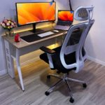 MODERN BREATHABLE MESH ADJUSTABLE STUDY CHAIR AND DESK
