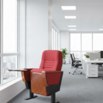 MODERN FRAME CRIMSON EXECUTIVE LUXURY LOUNGE CHAIR