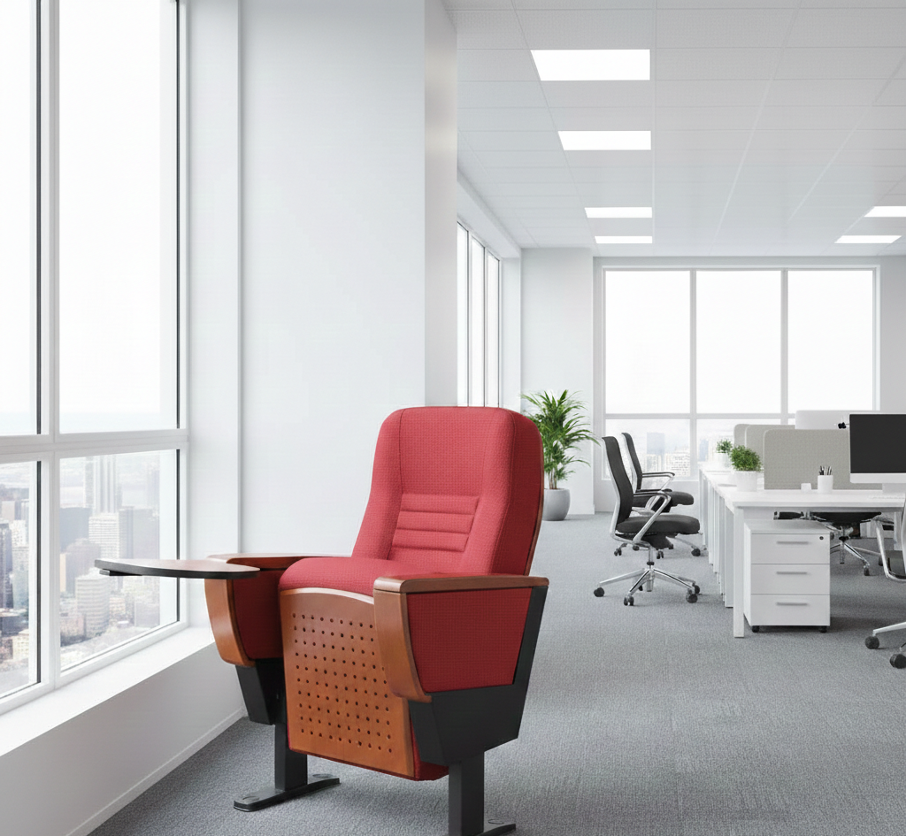 Gemini_Generated_Image_mcuy8emcuy8emcuy MODERN FRAME CRIMSON EXECUTIVE LUXURY LOUNGE CHAIR - Image 1