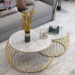 LUXE NESTED MARBLE COFFEE TABLE SET