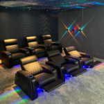 STARLIGHT SOVEREIGN DIAMOND-QUILT POWER CINEMA RECLINER