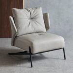ITALIAN STYLE LIGHT LUXURY LEISURE LIVING ROOM ACCENT CHAIR - Image 2