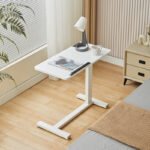 ADJUSTABLE MODERN MOBILE ROTATING BEDSIDE COMPUTER TABLE