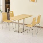 MODERN MINIMALIST DINING TABLE AND CHAIR SET FOR CONTEMPORARY SPACES