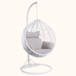 LUXURY WOVEN RATTAN HANGING EGG SWING CHAIR - Image 3