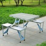 PORTABLE ALUMINIUM FOLDABLE PICNIC OUTDOOR BENCH