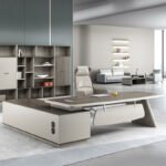 EXECUTIVE HORIZON LUXURY CONTEMPORARY OFFICE STATEMENT DESK