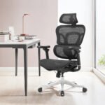 ERGONOMIC EXECUTIVE ADJUSTABLE HEADREST MESH OFFICE CHAIR