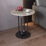 LUXURY MARBLE TOP ACCENT SIDE TABLE - Image 2