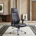 EXECUTIVE HIGH-BACK METAL BASE SWIVEL OFFICE CHAIR - Image 4