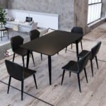 THE MONARCH MODERN SIX-SEATER DINING SET - Image 4