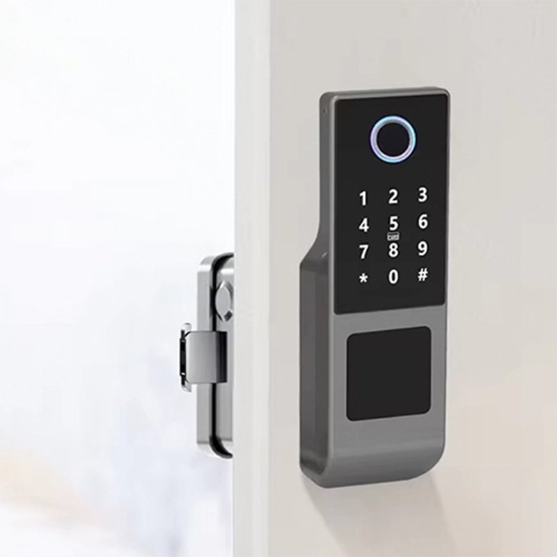Ha7893f61abc04d5cb5628e25d0fc01a1W SMART TOUCH KEYPAD CABINET LOCK WITH FINGERPRINT ACCESS - Image 1
