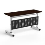 MODERN MOBILE FOLDING TRAINING DESK WITH MODESTY PANEL - Image 2