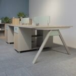 EXECUTIVE DUAL WORKSTATION DESK WITH INTEGRATED STORAGE - Image 5