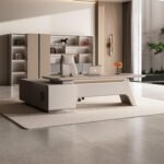 SLEEK HORIZON CONEMPORARY  EXECUTIVE OFFICE DESK