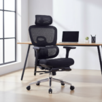 ERGONOMIC HIGH-BACK MESH EXECUTIVE OFFICE CHAIR WITH ADJUSTABLE HEADREST - Image 3