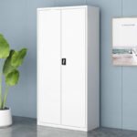 MODERN STEEL DOUBLE DOOR SRORAGE CABINET