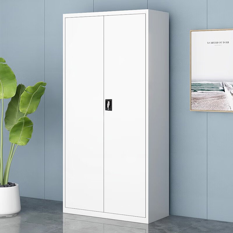 Hd9b4be7f72b04a96bc8d597a7c4571fcS MODERN STEEL DOUBLE DOOR SRORAGE CABINET - Image 1