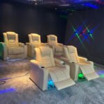 IVORY AURORA GRAND LUXE POWER RECLINING HOME THEATER CHAIR - Image 2