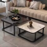 STYLISH MODERN LIVING ROOM TABLE SET DESIGN