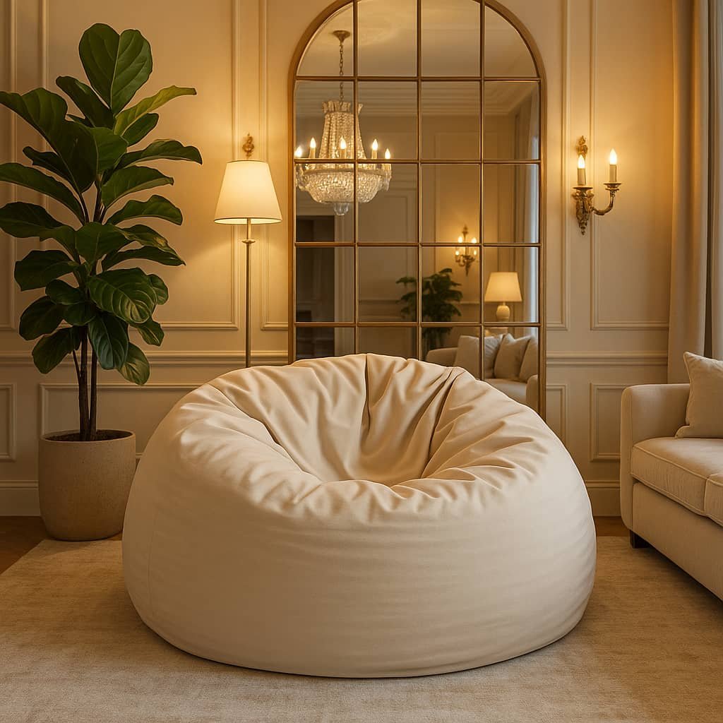 IMG-20260217-WA0054 IVORY LUXE OVERSIZED DEEP SINK PLUSH BEAN BAG LOUNGE CHAIR - Image 1