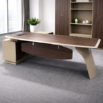 EXECUTIVE HORIZON LUXURY CONTEMPORARY OFFICE STATEMENT DESK - Image 2