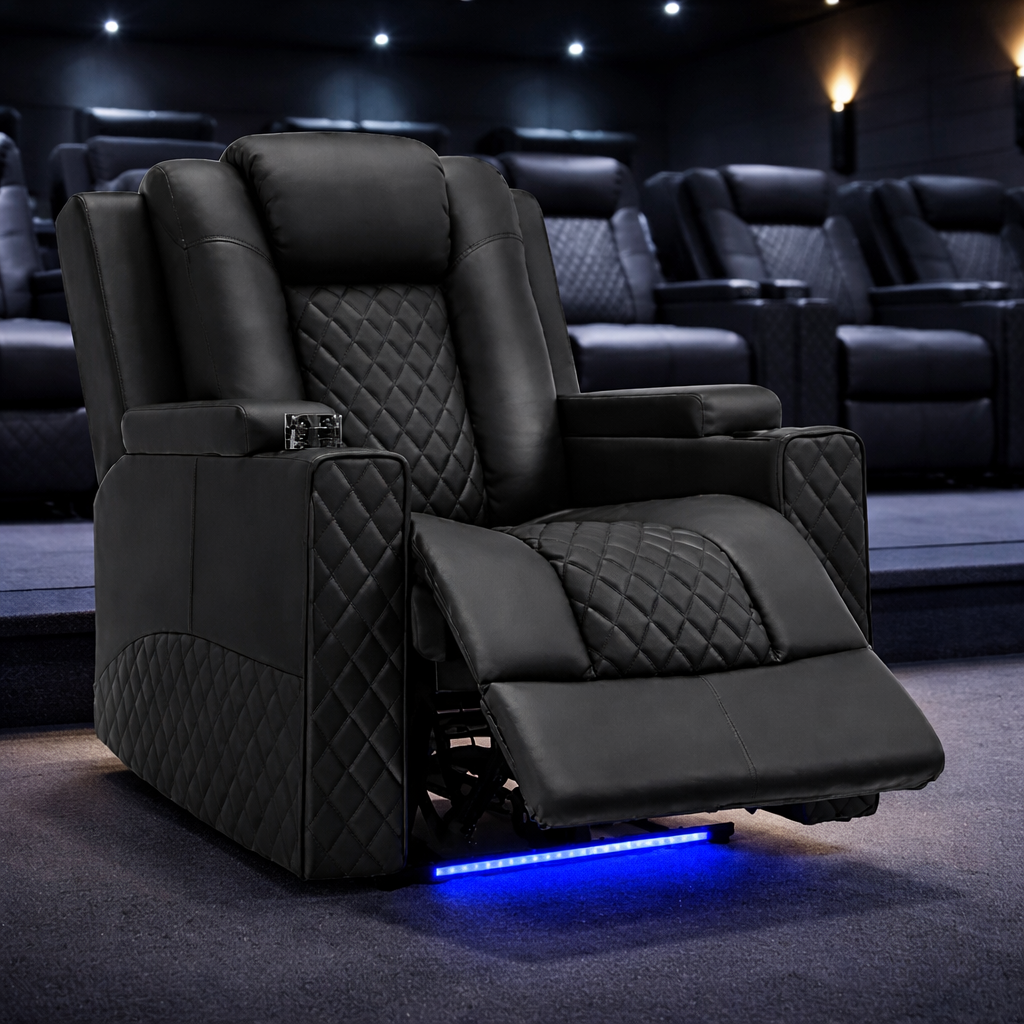IMG_8595 OBSIDIAN ROYALE QUILTED POWER-RECLINE CINEMA THRONE CHAIR - Image 1