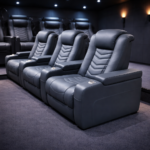 IVORY AURORA GRAND LUXE POWER RECLINING HOME THEATER CHAIR - Image 3