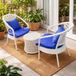 COASTAL BREEZE WOVEN PATIO CONVERSATION SET