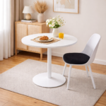 MODERN WHITE TULIP TABLE WITH  CHAIR DINING SET
