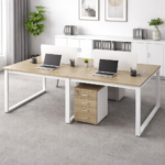 EXECUTIVE DUAL WORKSTATION DESK WITH INTEGRATED STORAGE - Image 4