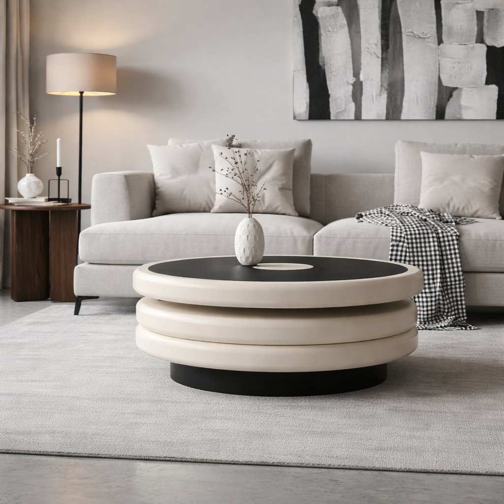 file_00000000a5ac720cae6d6c9d522ab22e IVORY ORBIT MODERN COFFEE TABLE - Image 1