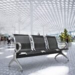 HIGH QUALITY MODERN 3 SEAT METAL WAITING AREA CHAIRS
