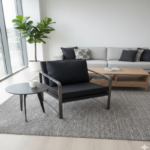 LEISURE SINGLE LEATHER LUXURY HOMELIVING ROOM ACCENT CHAIR