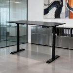 COMFORTABLE LONG STEEL ADJUSTABLE OFFICE TABLE