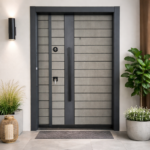 MODERN LUXURY SECURITY DOOR WITH SLEEK PANEL DESIGN AND PREMIUM FINISH